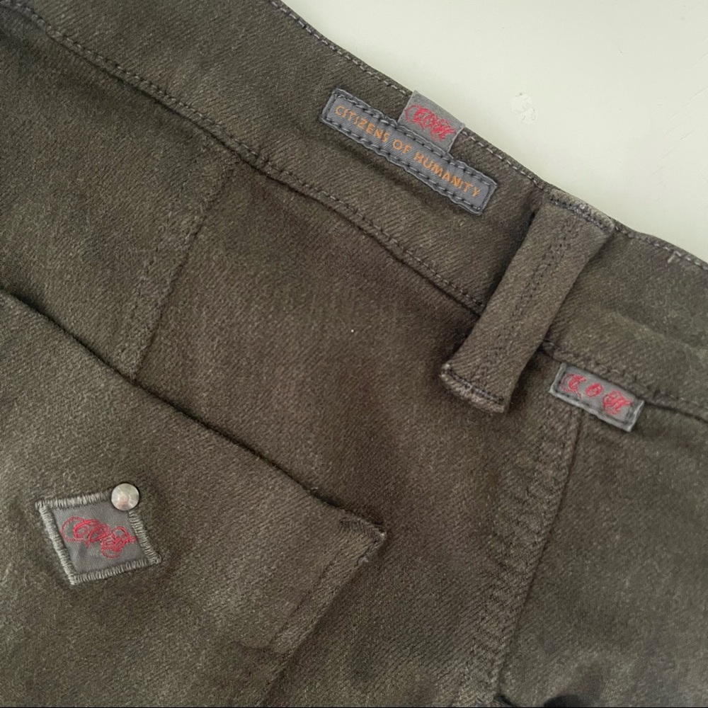 Citizens Of Humanity Hunter Green Stretch Cargo Jeans - Picture 9 of 12